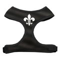 Unconditional Love Fleur de Lis Design Soft Mesh Harnesses Black Small UN814223